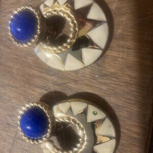 vintage Givenchy clip on earrings